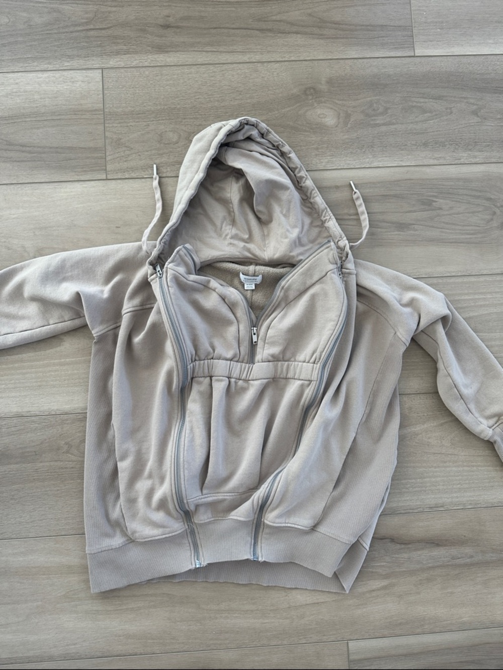 Maternity Seraphine Hoodie with Zip Front